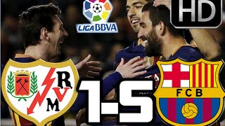 Rayo Vallecano 15 Barcelona RESUMEN Y GOLES HD LIGA BBVA 04032016 [upl. by Pussej]