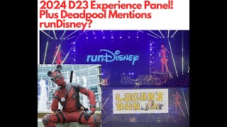 2024 D23 Experience Panel Plus Deadpool Mentions runDisney [upl. by Doris971]