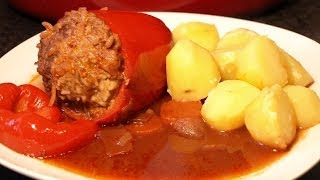 Gefüllte Paprika eine richtig gute Hausmannskost [upl. by Snowber]