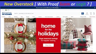 New Overstock  With Proof Scam or Legit   overstock sale  Overstock Com Reviews  OverstockCom [upl. by Louise93]