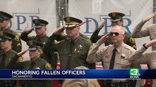 CA Peace Officers Ceremony honors Elk Grove officer Ty Lenehan [upl. by Ariadne]