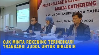 OJK MINTA REKENING TERINDIKASI TRANSAKSI JUDOL UNTUK DIBLOKIR [upl. by Kippar40]