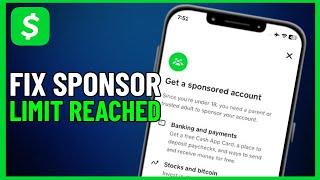 How to Fix Sponsor Request Limit Reached on Cash App  Full Guide 2024 [upl. by Krall592]