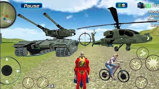 Amazing Powerhero Vegas Town Simulator  New Tank in City  Android Gameplay [upl. by Napra]