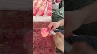 ⚡⚡ Fake Apples Making Process⚡⚡ shorts telugufoodie esangathulu streetfood foodie omelette [upl. by Georgetta]