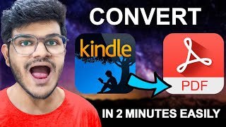 Convert Kindle To PDF In Just 2 Mins Easily [upl. by Norvan388]