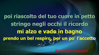 Karaoke Polvere da sparo  Gaudiano con cori [upl. by Annawik649]