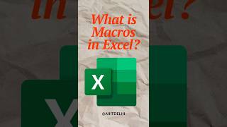 What Is Macros In Excel  Advance Excel Trick  Excel Macros Formula  AIIIT COMPUTER EDUCATION [upl. by Abisia335]