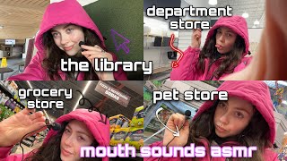 ASMR  Mouth Sounds in Public  Which Location Sounds The Best wetdry mouth sounds public asmr [upl. by Knute133]