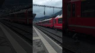 Ready for Bernina Express 06092024 travel alps alplife nature train railway unesco [upl. by Parrish]