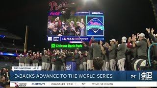 Dbacks advance to the World Series [upl. by Airel]