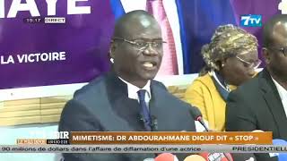 Mimetisme Dr Abdourahmane Diouf dit quotSTOPquot [upl. by Vitale]