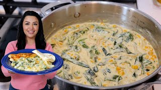 Mexican Food Recipe RAJAS CON QUESO Y Pollo Roasted Poblanos Cheesy Cream Sauce amp Chicken [upl. by Gigi]