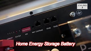 cylaid 48v 100ah 200ah home energy storage battery [upl. by Ynnek]