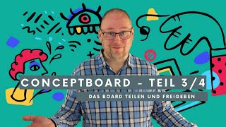 Conceptboard Teil 34 Ein Board teilen und freigeben [upl. by Norreht]