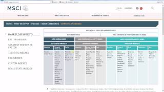 Finanziell Frei mit 50 Teil 42 ETF Basics MSCI Index Familie [upl. by Suiram987]