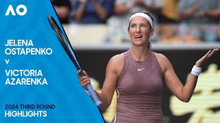 Jeļena Ostapenko vs Victoria Azarenka  Australian Open  Third Round  AO Tennis 2  PS5 Gameplay [upl. by Scharff]