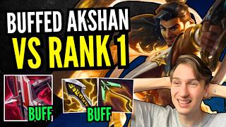 Wild Rift  Buffed Akshan vs The Rank 1 Player [upl. by Murtagh129]