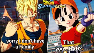 Dragon ball Sparking ZERO Sad unique interactions Hit Hard [upl. by Gifferd853]