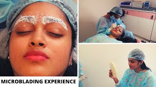 I GOT MY EYEBROWS MICROBLADED MY EXPERIENCE [upl. by Aina149]