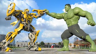 Transformers One 2024  Bumblebee vs Hulk  Paramount Pictures HD 3 [upl. by Eveam746]