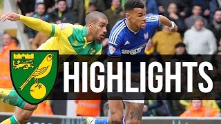 HIGHLIGHTS Norwich City 20 Ipswich [upl. by Avlasor554]