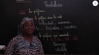 Cours  CE2  Français Vocabulaire  Les préfixes  Mme Sarr [upl. by Muryh]