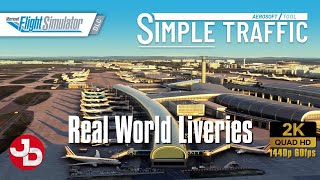 Aerosoft Tool Simple Traffic DLC for MSFS 2020 1440p 60fps [upl. by Schaefer962]