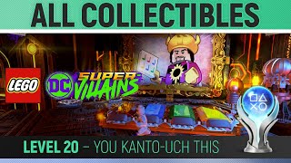 LEGO DC SuperVillains  Level 20  You Kantouch This 🏆 100 All Collectibles Guide [upl. by Firman]