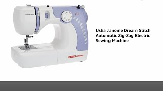 USHA JANOME dream stitching sewing machine unboxingusage and review [upl. by Mycah]