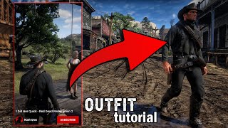 I Did Her Quick Outfit Tutorial  Red Dead Redemption 2 [upl. by Kcirdlek911]