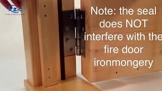 How to fit an intumescent fire seal on fire door [upl. by Cira]