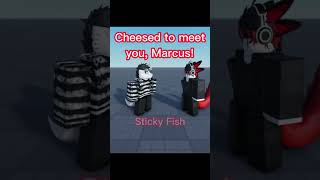 CHEESED to meet you 😂🧀 csmarcus roblox animation [upl. by Lebasiram305]