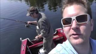 MA2013  Spring Fishing in Long Pond Belgrade Maine [upl. by Attennhoj]