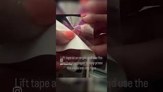 How to Remove a Vinyl Decal onto Transfer Tape [upl. by Henriha804]