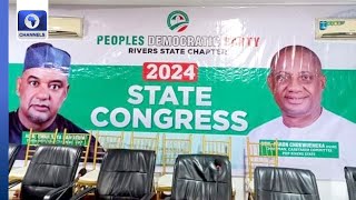 Rivers State PDP Holds 2024 Congress  Live [upl. by Aeiram]