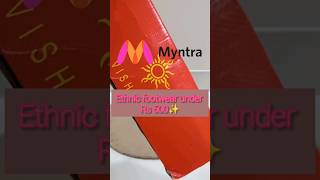 Myntra footwear under rs 500👡😍myntra footwearshortsviral ethnic shortsfeed ytshort goviral [upl. by Phene612]