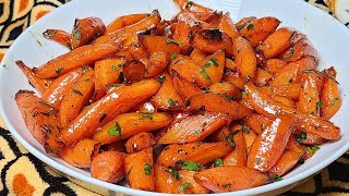 Roasted Carrots with Rosemary and Thyme  Holiday Side Dish ❤️ Step by Step [upl. by Ita28]