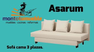 Montaje sofá cama Asarum Guía [upl. by Llertac]