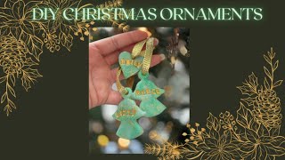 DIY Polymer Clay Christmas Ornaments [upl. by Assirual]