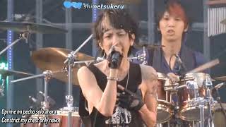 SID  Nidome no Kanojo 2℃目の彼女 LIVE sub EnglishEspañol  romaji lyrics [upl. by Nihhi]