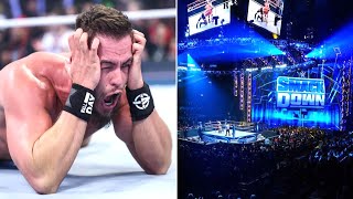 Austin Theory gets knocked out by major star former WWE champion betrays him during SmackDown live [upl. by Gerick717]