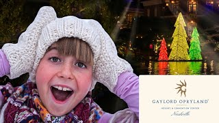 Millions of Christmas Lights NASHVILLE Gaylord Opryland 4K [upl. by Berthoud]