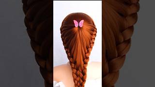 Different types long hair ponytail hairstyle new viral trending [upl. by Leesa]