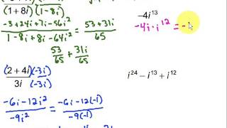 Dividing and Simplifying Complex Numbers [upl. by Yeruoc]