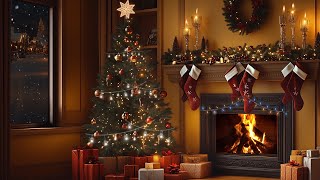 Beautiful Christmas Music 🎄 Relaxing Christmas Music Fireplace  Cozy Christmas Ambience [upl. by Margalo32]