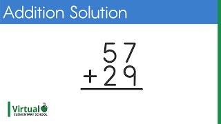 Grade 2 Math Addition Solution [upl. by Avalsorim]