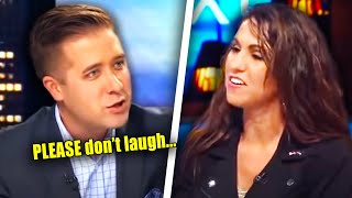 Local Anchor TRIES NOT TO LAUGH as Lauren Boebert STRUGGLES TO THINK [upl. by Ratep492]