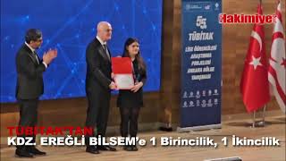 TÜBİTAKTAN KDZ EREĞLİ BİLSEME 2 ÖDÜL [upl. by Kylah]