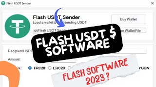 Flash USDT  Flash Software  Flash Software 2023  Us Dollar  Flash [upl. by Edlihtam917]